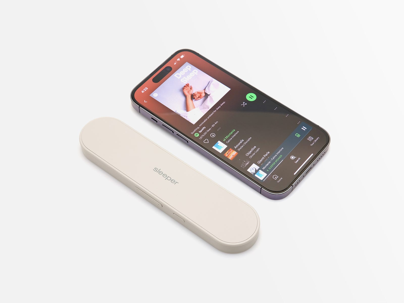 Sleeper Pillow Bone-Conduction Wireless Speaker | Grommet