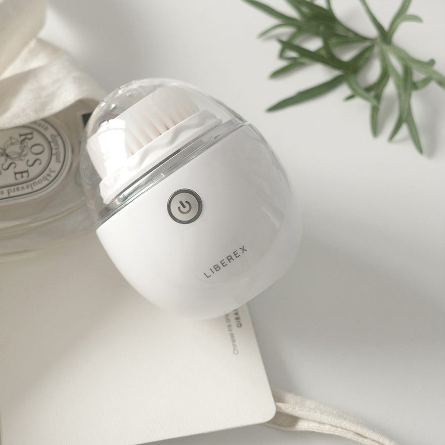 Liberex Egg Vibrating Face Cleansing Brush | Grommet