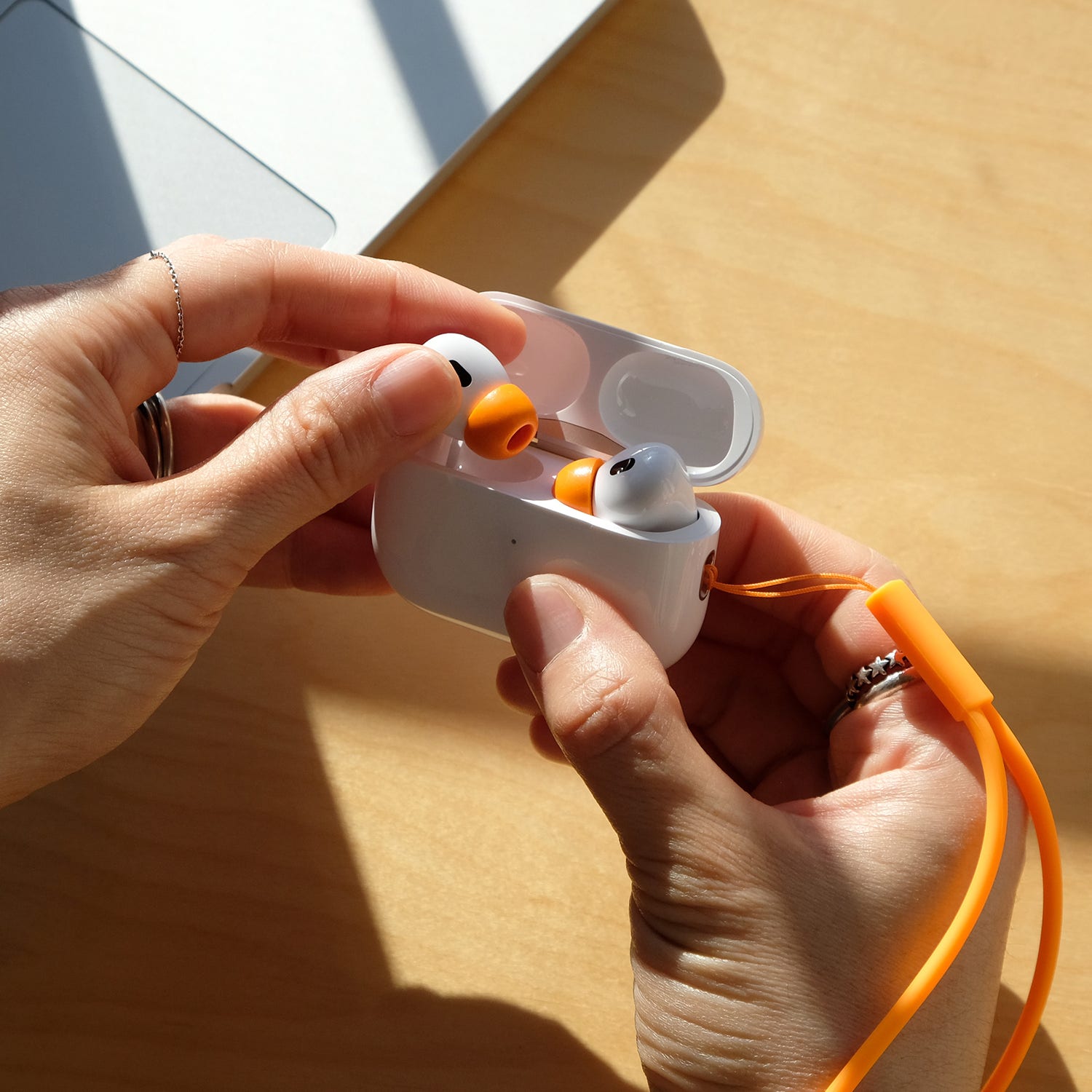 Eartune Fidelity UF-A | Memory-Foam Tips for AirPods Pro | Grommet