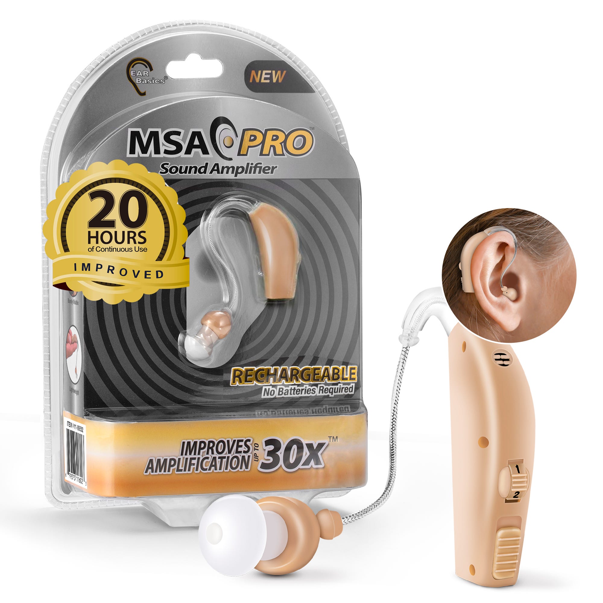 MSA PRO Sound Amplifier | Lightweight Audio Clarity | Grommet