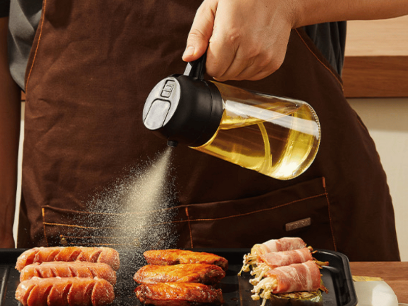 SprizzOil 2-in-1 Sprayer & Dispenser | Precision Oil Control | Grommet