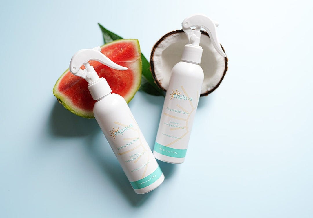 Espieve Body Spray SPF 25 | Sheer, Non-Toxic Sun Protection | Grommet