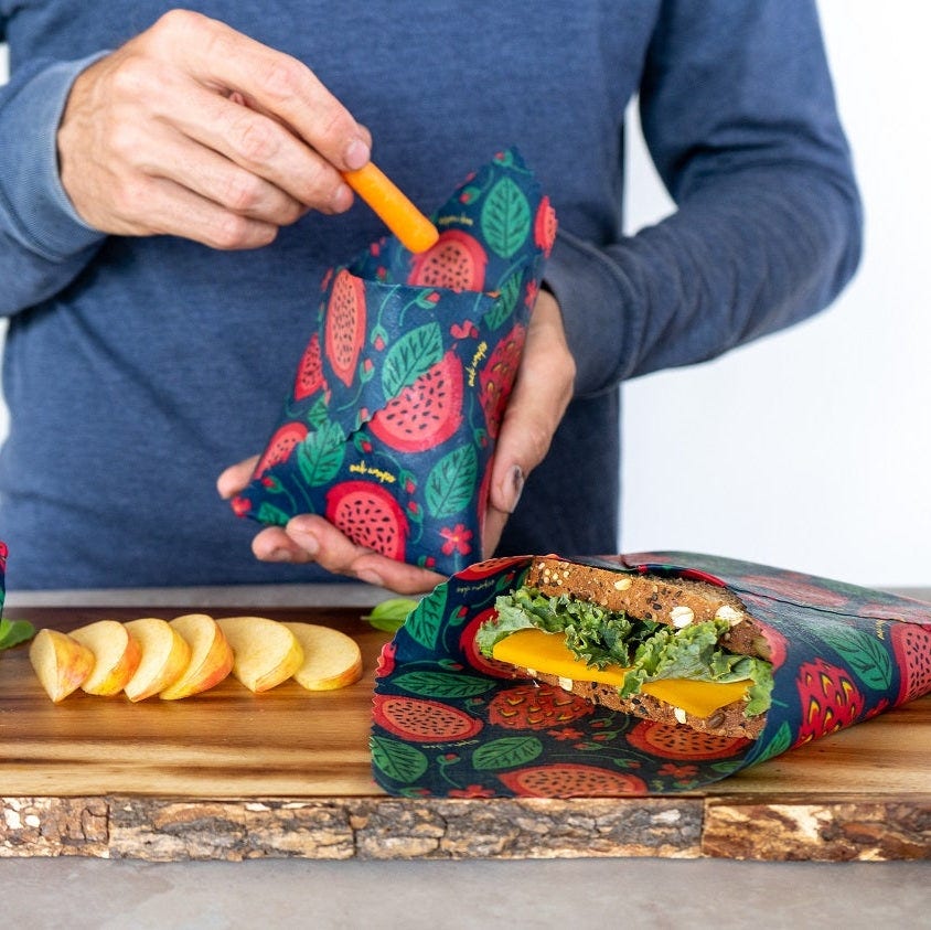 Meli Wraps | Beeswax Food Wrap Set | Grommet