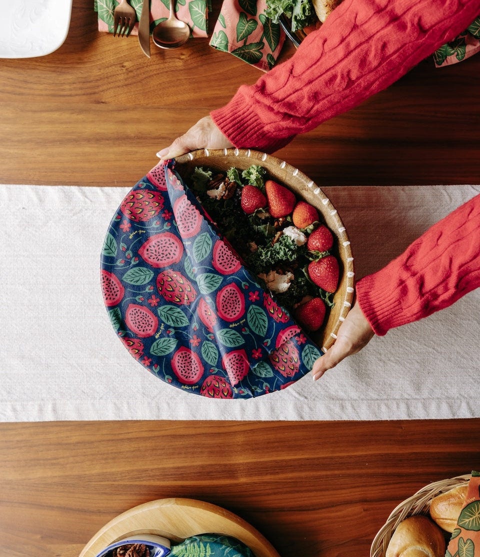 Meli Wraps | Beeswax Food Wrap Set | Grommet